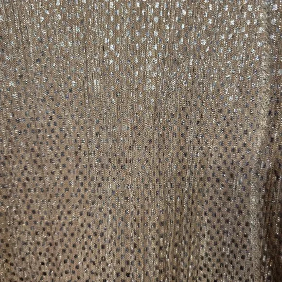 Parker Silver and Nude Sequin Top Size XS - Picture 4 of 6